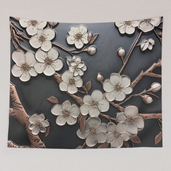 Item preview, Leather Cherry Blossom embossed print designed and sold by dcrc.