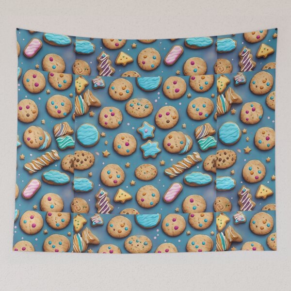 Item preview, Marvelous Christmas Cookie Pattern designed and sold by DigiDreamyArt.