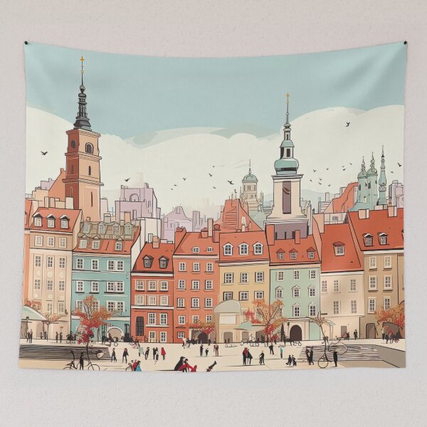 Item preview, Warsaw | cute style designed and sold by ComicsFactory.
