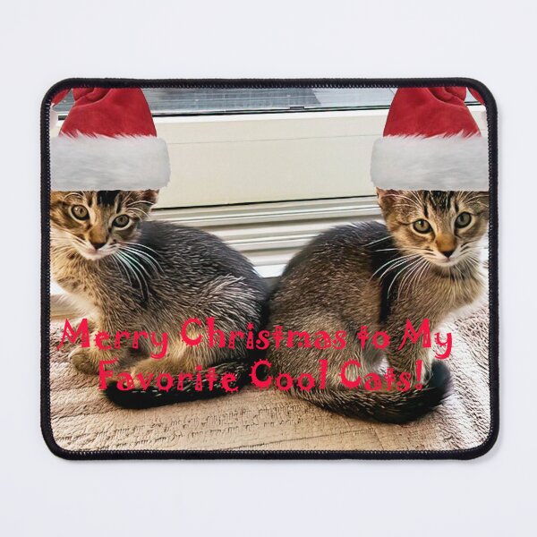 Item preview, Cool Cats Card for Christmas designed and sold by Kay Brewer.