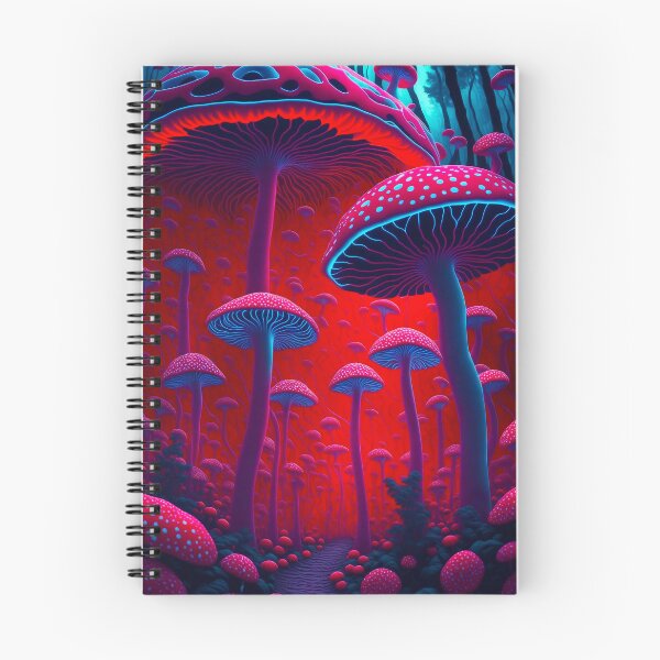 Item preview, Neon colors mushrooms designed and sold by ZenStickConcept.