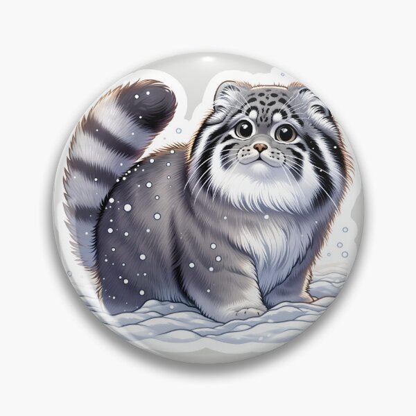 Item preview, Pallas Cat cute in the snow designed and sold by ChataMaroon.