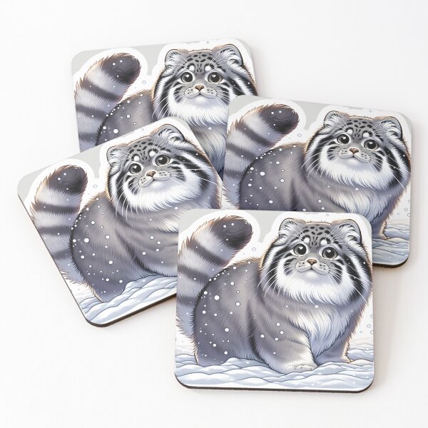 Item preview, Pallas Cat cute in the snow designed and sold by ChataMaroon.