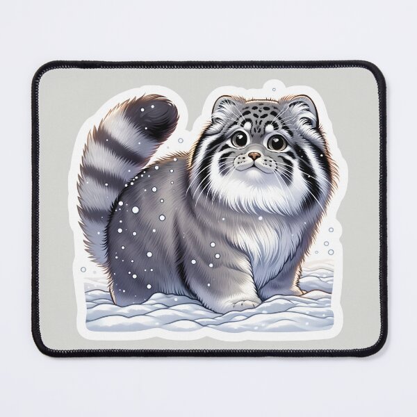 Item preview, Pallas Cat cute in the snow designed and sold by ChataMaroon.