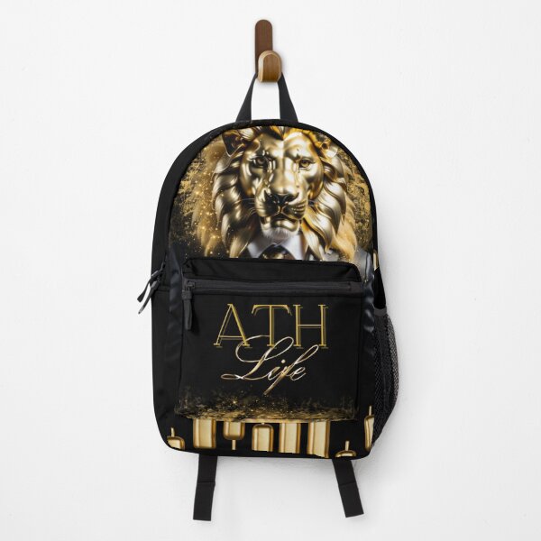 Item preview, Elegant gold lion amidst celestial charts on black designed and sold by 4xemmie.