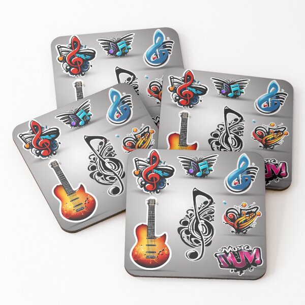 Item preview, Musical Notes designed and sold by HarmonyGuitars.