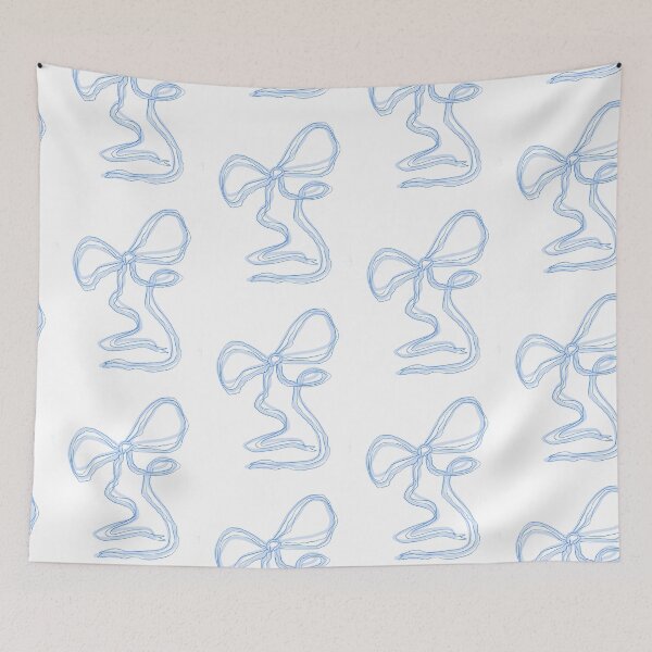 Item preview, blue ribbon bow designed and sold by designsbycloudy.