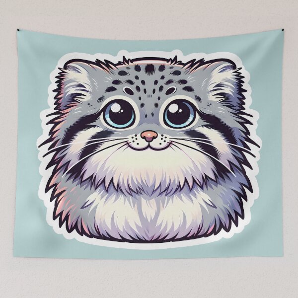 Item preview, Pallas Cat cute designed and sold by ChataMaroon.