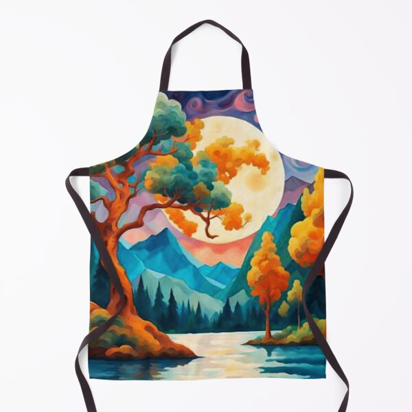Item preview, Super moon over mountain landscape designed and sold by George Hutton Hunter.