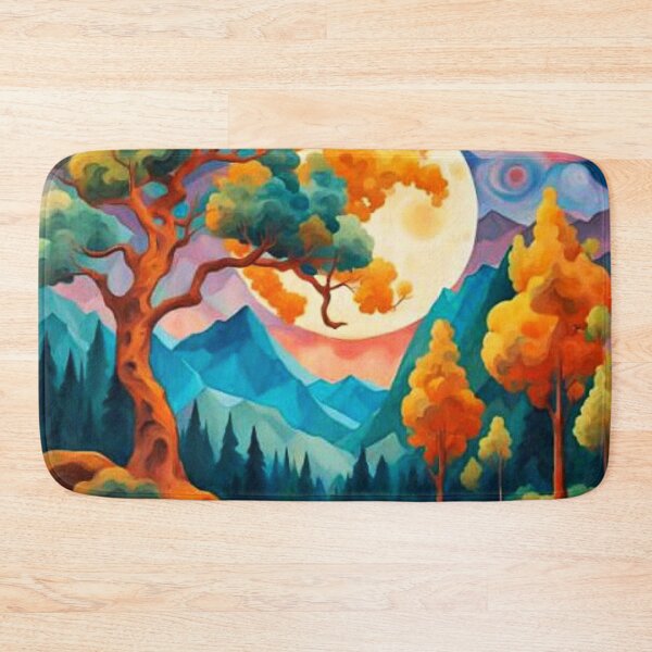 Item preview, Super moon over mountain landscape designed and sold by George Hutton Hunter.