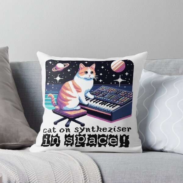Item preview,  Cat on synthesizer in Space PIXEL designed and sold by Amvroziak.