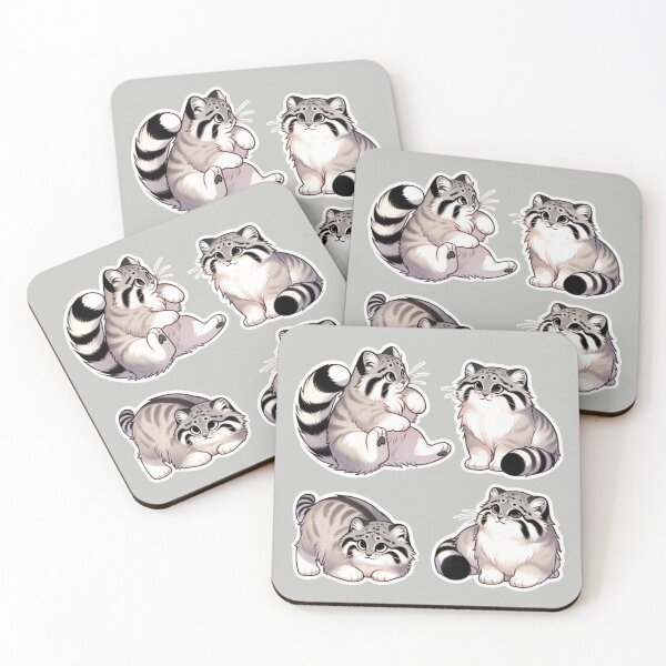 Item preview, Pallas cat cute set designed and sold by ChataMaroon.