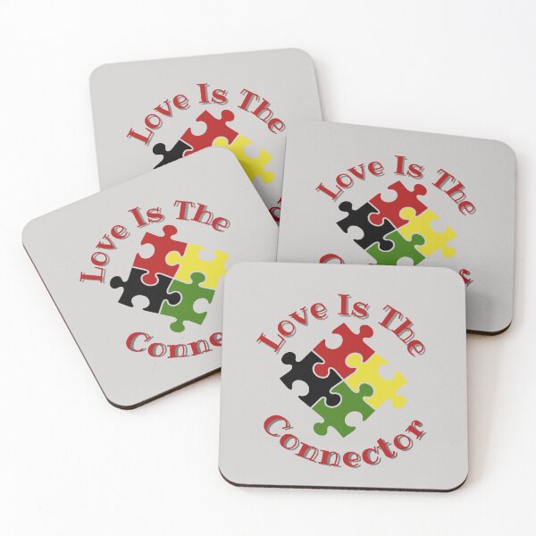 Item preview, Love Is The Connector Multicultural Autism Design designed and sold by Seedcap7.