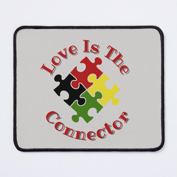 Item preview, Love Is The Connector Multicultural Autism Design designed and sold by Seedcap7.