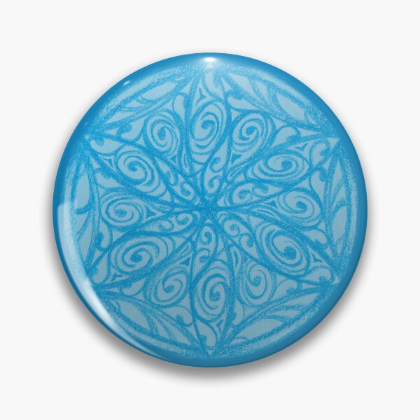 Item preview, Flower of Life Color Palette Mandalas : 21 - True Blue designed and sold by SonoSonoStudio.
