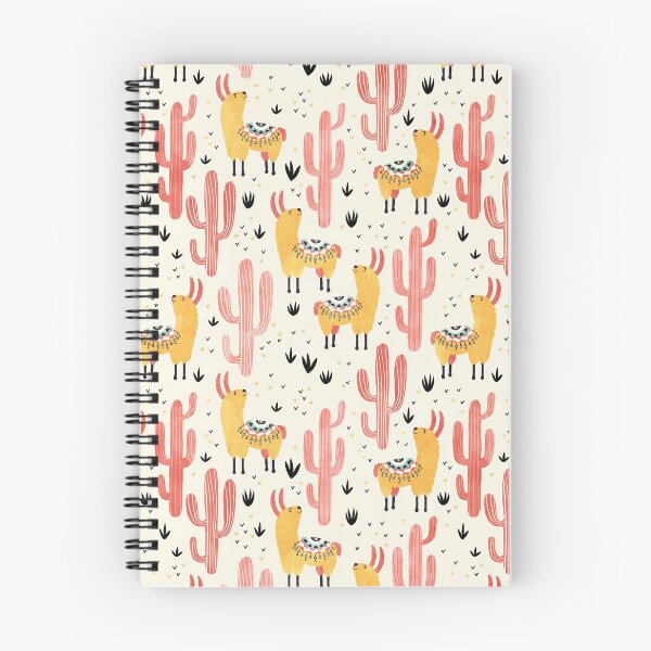 Item preview, Llamas amarillas Cactus rojos designed and sold by Lidiebug.