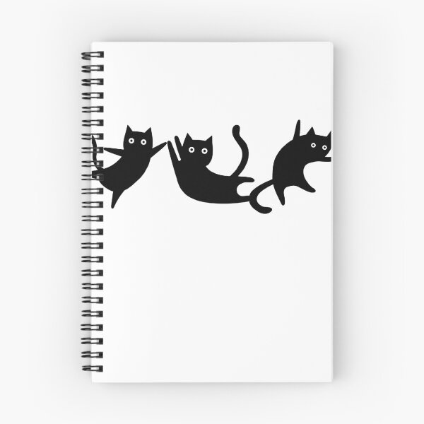 Item preview, Three cute black cats cats designed and sold by PellSilversmith.