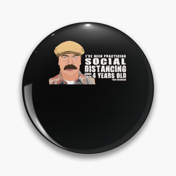 Item preview, Ron Swanson Social Distancing designed and sold by Deep-Pressur.