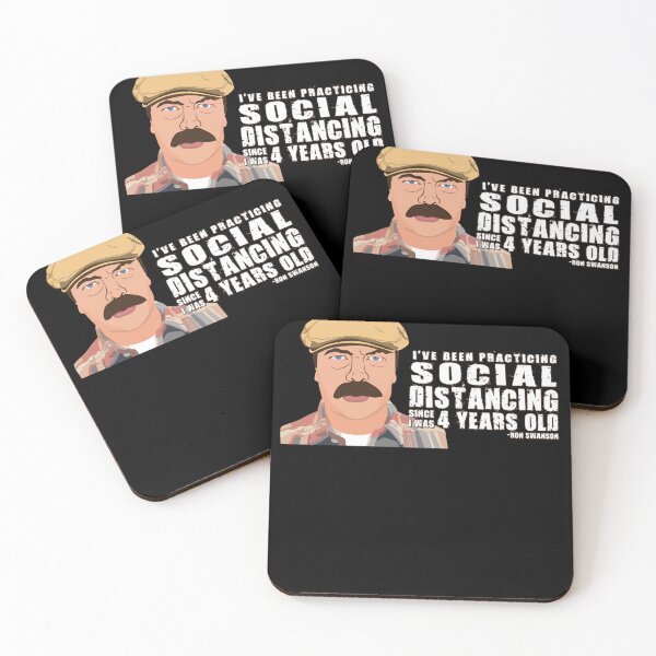 Item preview, Ron Swanson Social Distancing designed and sold by Deep-Pressur.