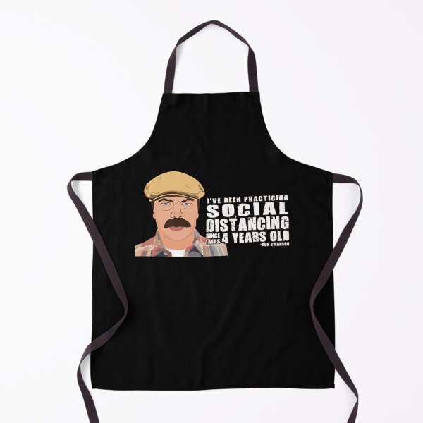 Item preview, Ron Swanson Social Distancing designed and sold by Deep-Pressur.