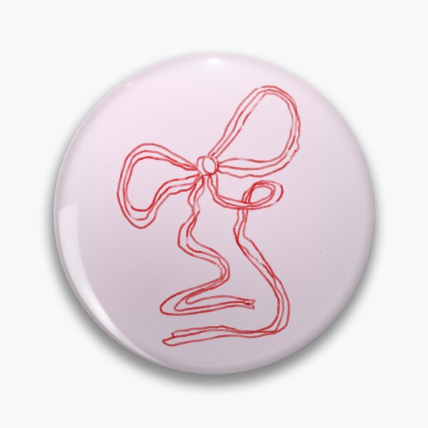 Item preview, Pink & red ribbon bow designed and sold by designsbycloudy.