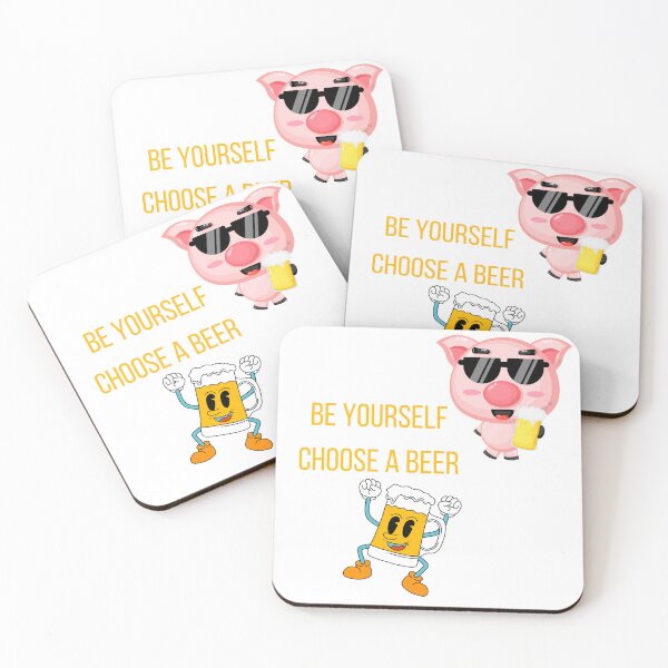 Item preview,  Be yourself, choose a beer. A funny gift for gourmets and beer lovers. designed and sold by Studio-wzory.