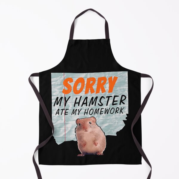 Artikelvorschau, Ausreden für Hausaufgaben, tut mir leid, mein Hamster hat meine Hausaufgaben gefressen. entworfen und verkauft von momoworlddesign.