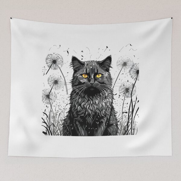 Item preview, Dandelion Cat Lovers Cats Kittens designed and sold by Mayalogo.