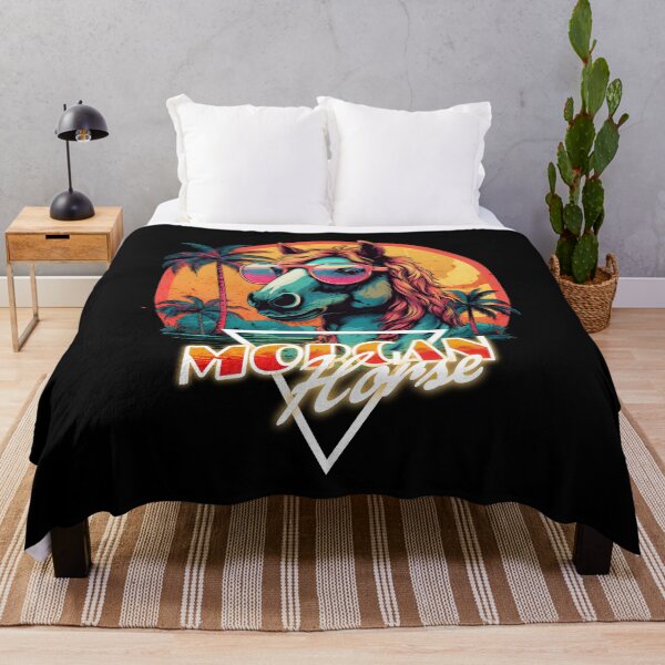 Item preview, Retro Wave Morgan Horse Miami designed and sold by RedDesignSyc.