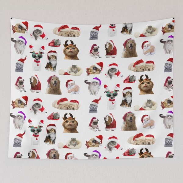 Item preview, Christmas Pets Collage designed and sold by Almendra21.