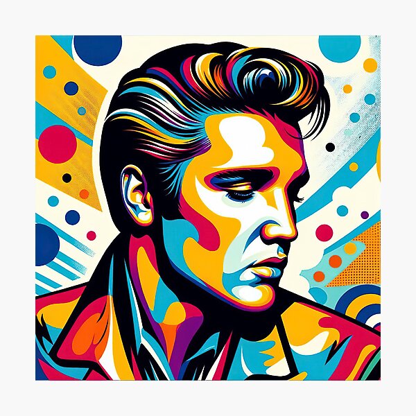 Item preview, Arte pop de Elvis Presley designed and sold by Katie Cole.
