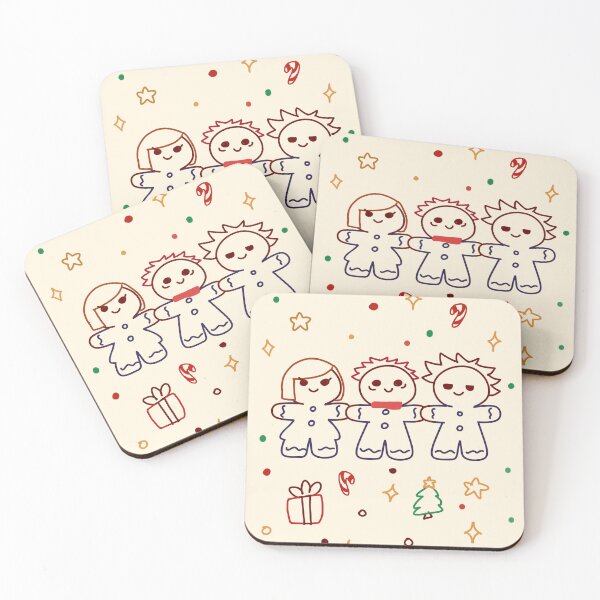 Item preview, Itadori, Nobara and Megumi Gingerbread man  designed and sold by ANGELLINX3.