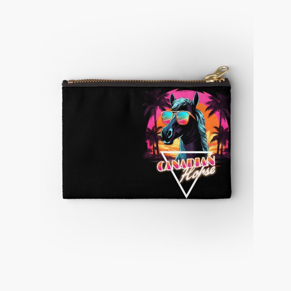 Item preview, Retro Wave Canadian Horse Vibes designed and sold by RedDesignSyc.