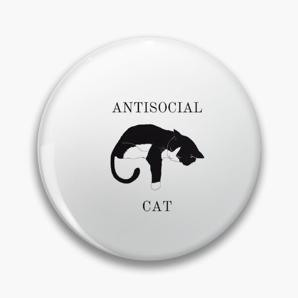 Item preview, Antisocial Cat designed and sold by Pixyland.