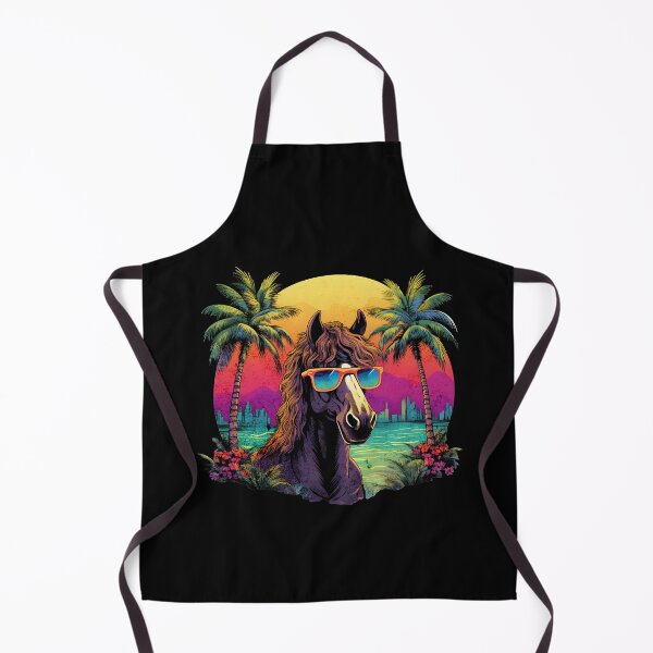 Item preview, Retro Wave Canadian Horse Good Vibes designed and sold by RedDesignSyc.