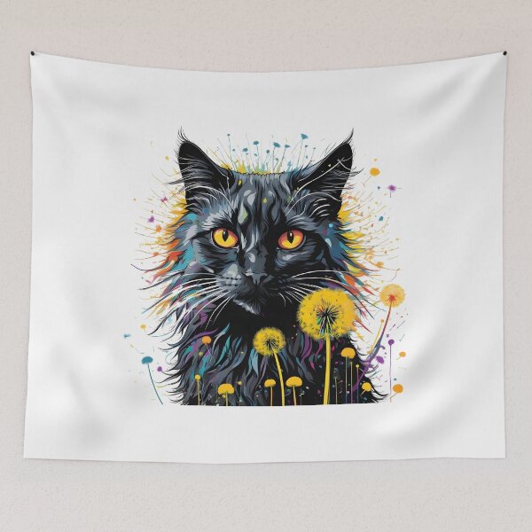 Item preview, Dandelion Cat Lovers Cats Kittens designed and sold by Mayalogo.