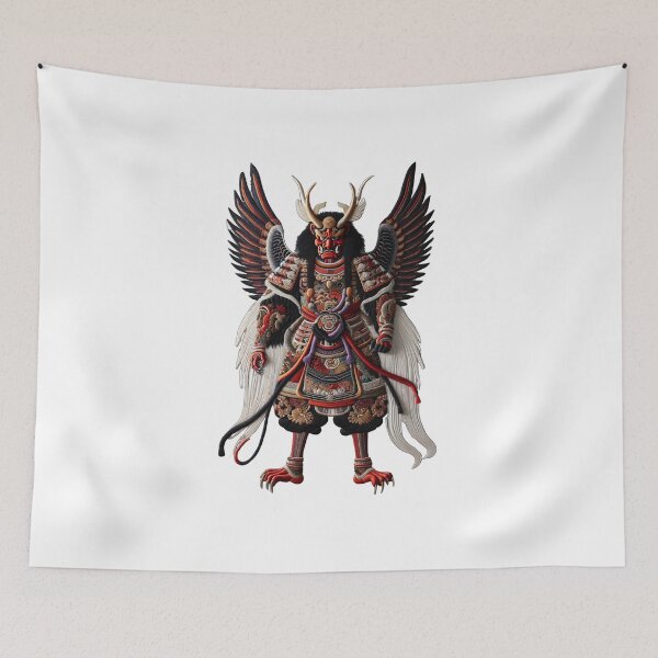 Item preview, Embroidered Tengu Mythical Creature from Japanese Legends designed and sold by kylmllr101684.