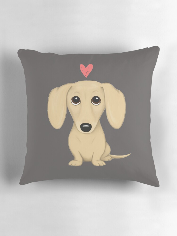 Dachshund Heart Pillow Dachshund Heart Pillow