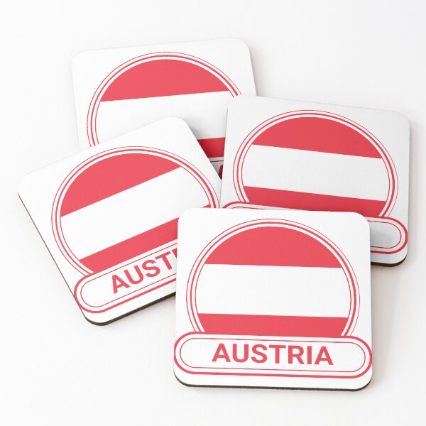 Item preview, Austria Country Badge - Austria Flag designed and sold by chrisrivait.