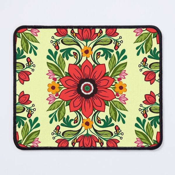 Item preview, Hungarian Folk Floral symmetrical designed and sold by Charmy Design.