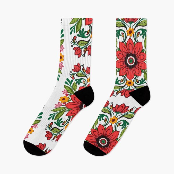 Item preview, Hungarian Folk Floral symmetrical designed and sold by Charmy Design.