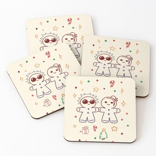 Item preview, Gojo x Geto Gingerbread man cookies designed and sold by ANGELLINX3.