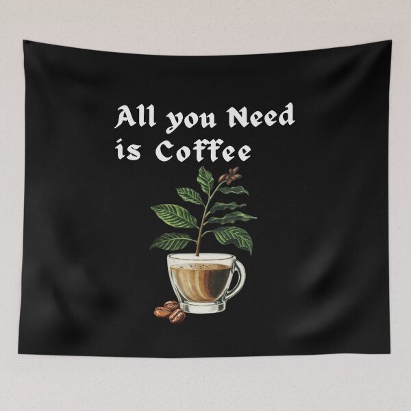 Item preview, Coffee Plant Espresso, all you need is coffee designed and sold by NaaEchDesign ⭐⭐⭐⭐⭐.