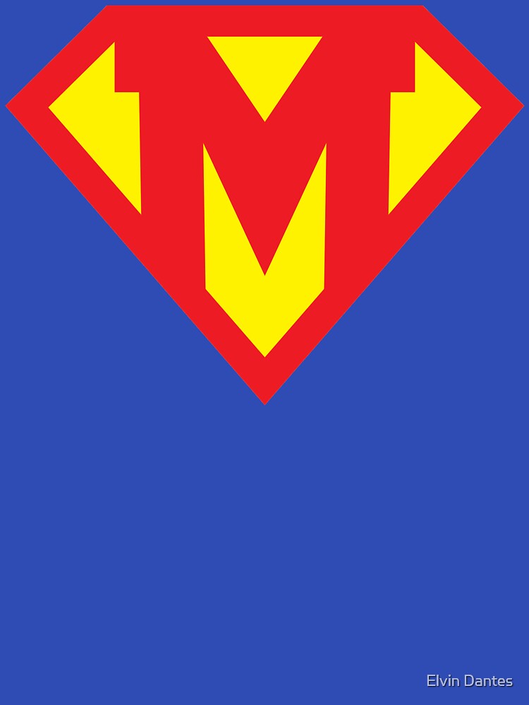 Thumbnail 7 of 7, Classic T-Shirt, Letter M Superhero Symbol designed and sold by elvindantes.