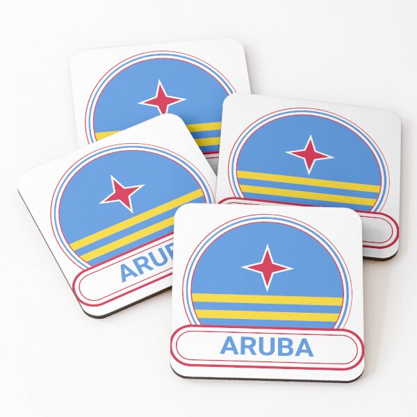 Item preview, Aruba Country Badge - Aruba Flag designed and sold by chrisrivait.