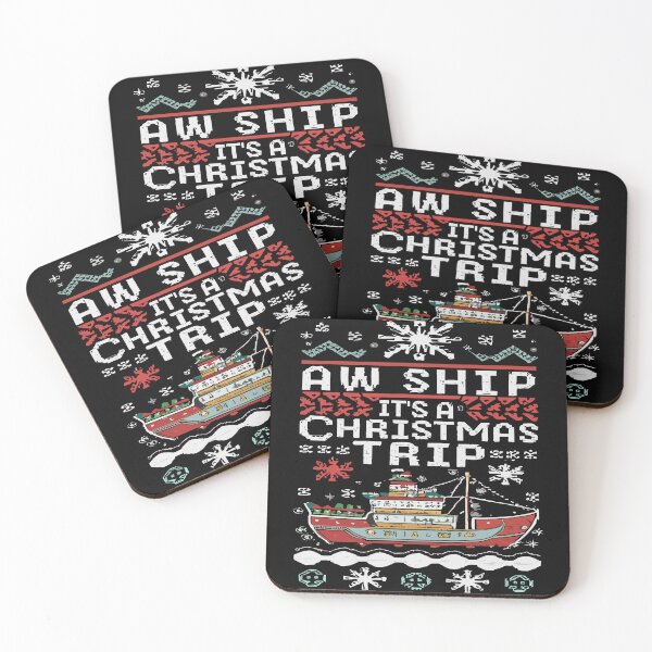 Item preview, Aw Ship It's A Christmas Trip Cute Cruise Family Friend Xmas designed and sold by DrawHandArt.