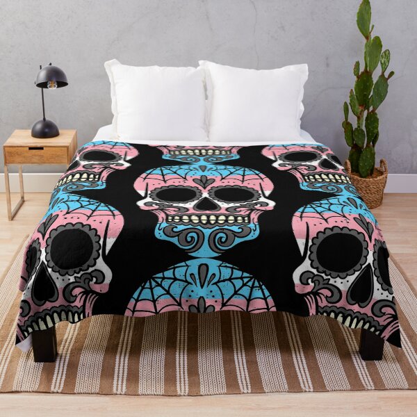 Item preview, Transgender skull pride - Pride collection by Red Siri0 designed and sold by Red Siri0 Art.
