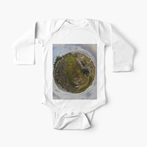 Ruins at Cashelnagor, County Donegal, Ireland Long Sleeve Baby One-Piece