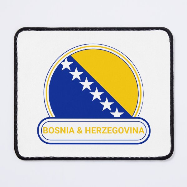 Item preview, Bosnia and Herzegovina Country Badge - Bosnia and Herzegovina Flag designed and sold by chrisrivait.