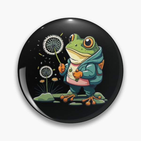 Item preview, Dandelion Frog, funny frog gifts designed and sold by V-Tee.